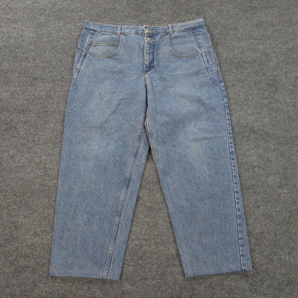 Vintage‎ Guess Jeans Mens 42x28 Blue Denim Baggy Skater Streetwear USA 90s Y2K